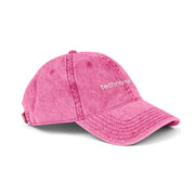 "techno or bust" Washed Dad Hat