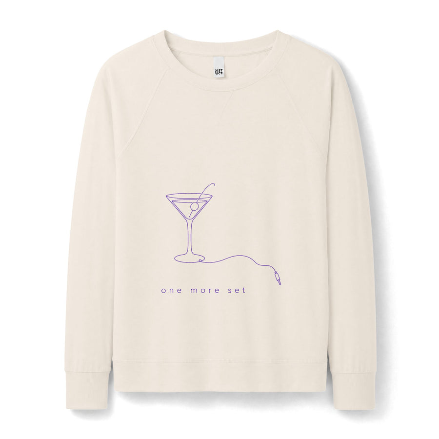 "One More Set" Long-Sleeve Crewneck Sweatshirt