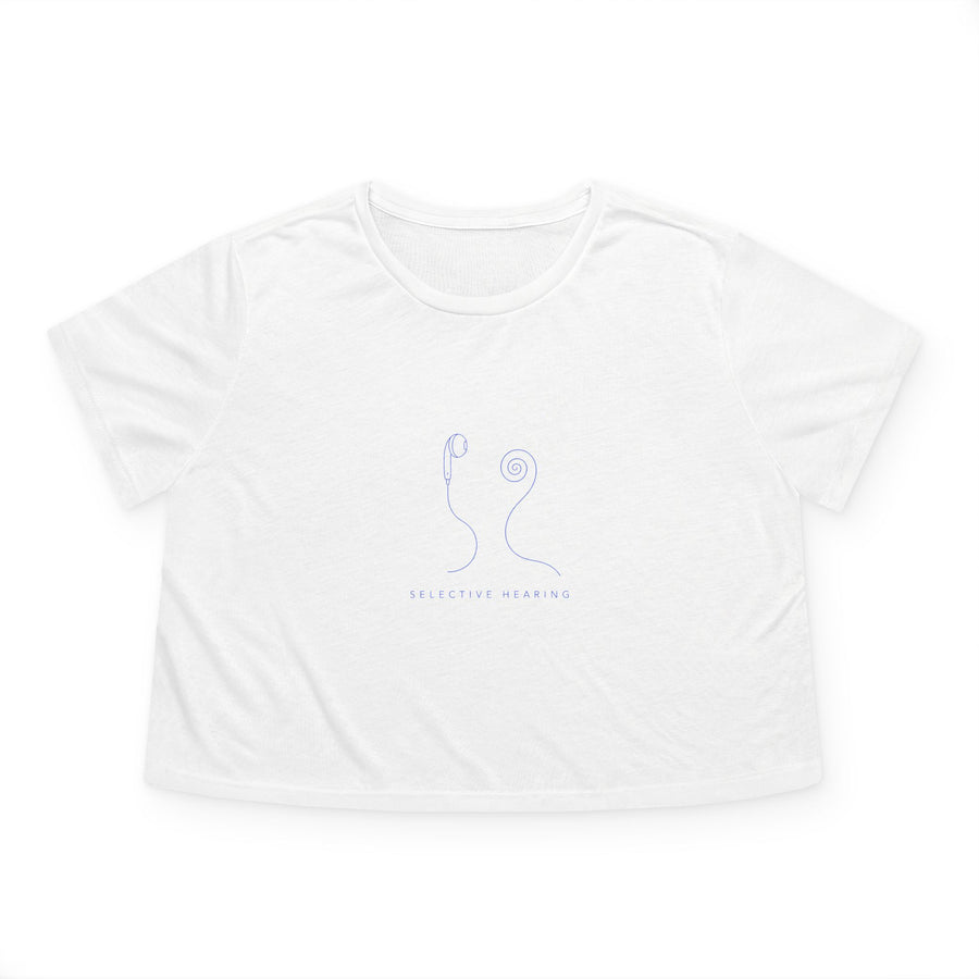 Selective Hearing Women's Crop Top