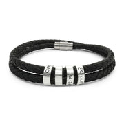 "Can I get a bump" men's bracelet