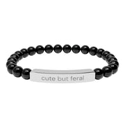 "Cute but feral" stone bracelet