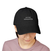 "not lost. sidequesting" Embroidered Baseball Hat