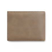 'DRUG MONEY' Minimal Leather Card & Cash Wallet