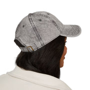 "techno or bust" Washed Dad Hat