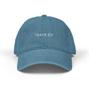 'TRACK ID?' Denim Hat