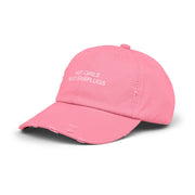 Hot girls need earplugs distressed hat