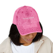 "techno or bust" Washed Dad Hat