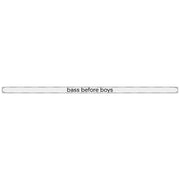 “bass before boys” Minimalist Bangle