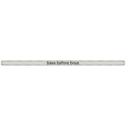 “bass before boys” Minimalist Bangle