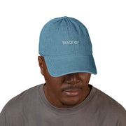 'TRACK ID?' Denim Hat