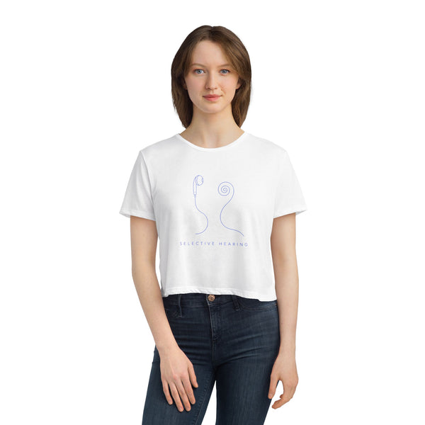 Selective Hearing Women's Crop Top