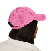 "techno or bust" Washed Dad Hat