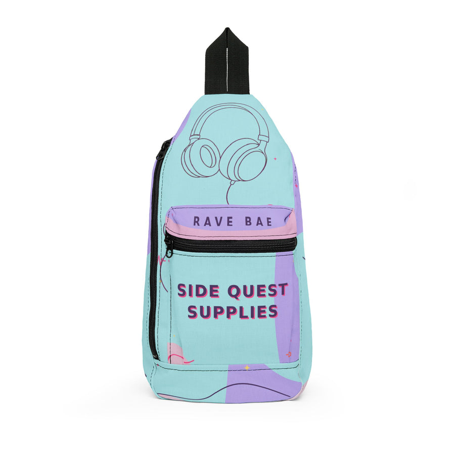 'Rave Bae' Side Quest Supplies Crossbody Sling Bag